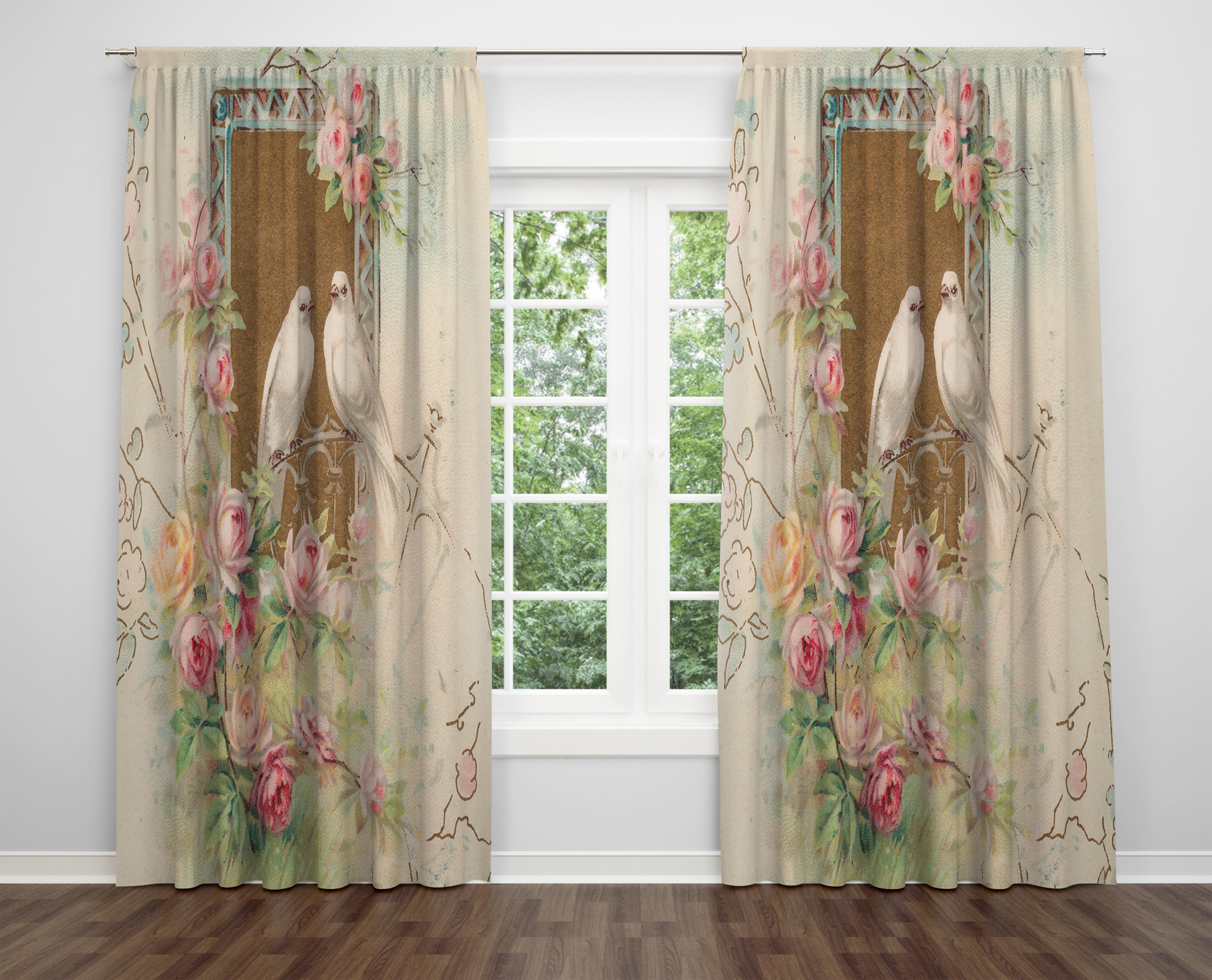 

Декоративний дизайн, високоякісна бавовняна тканина, ви можете вибрати одну або подвійну фіранку з крила 1 piece різнокольоровий