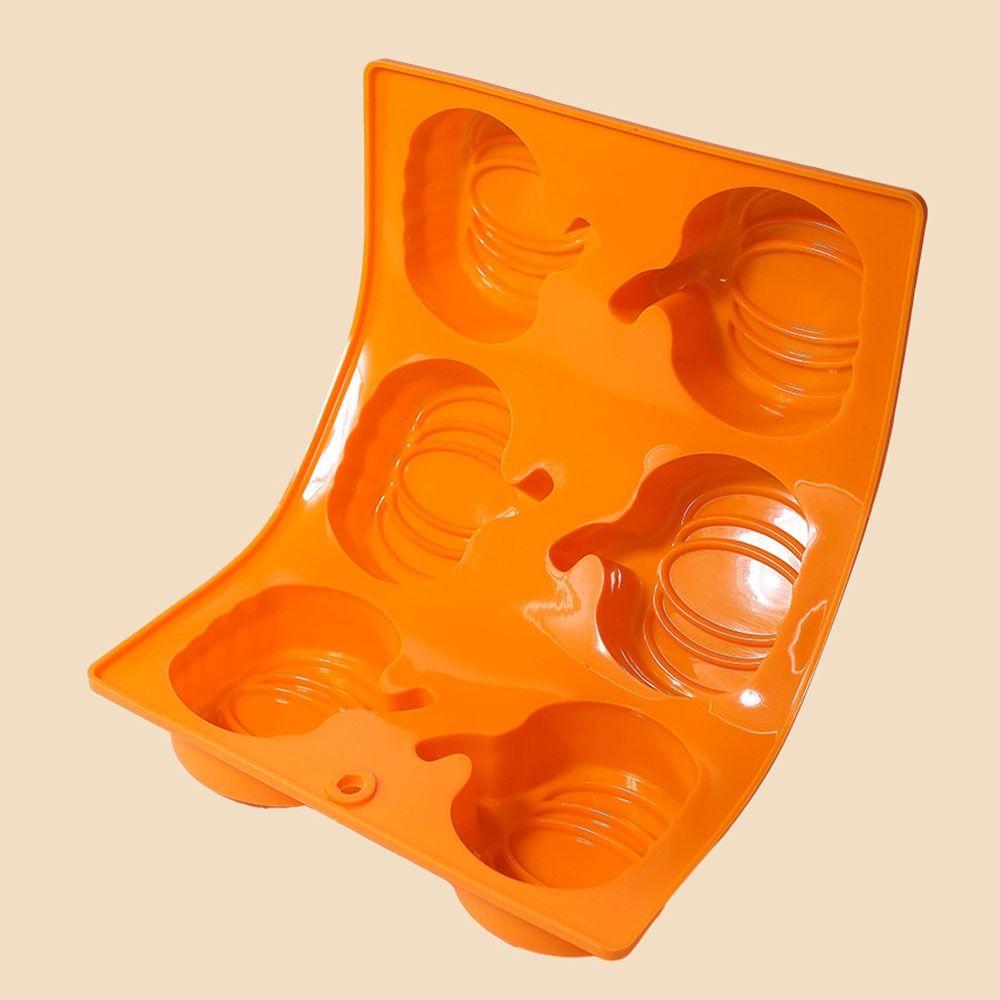 1/2Pcs Pumpkin Shape Halloween Cake Mold 3D Silicone Baking Mold Baking Supplies