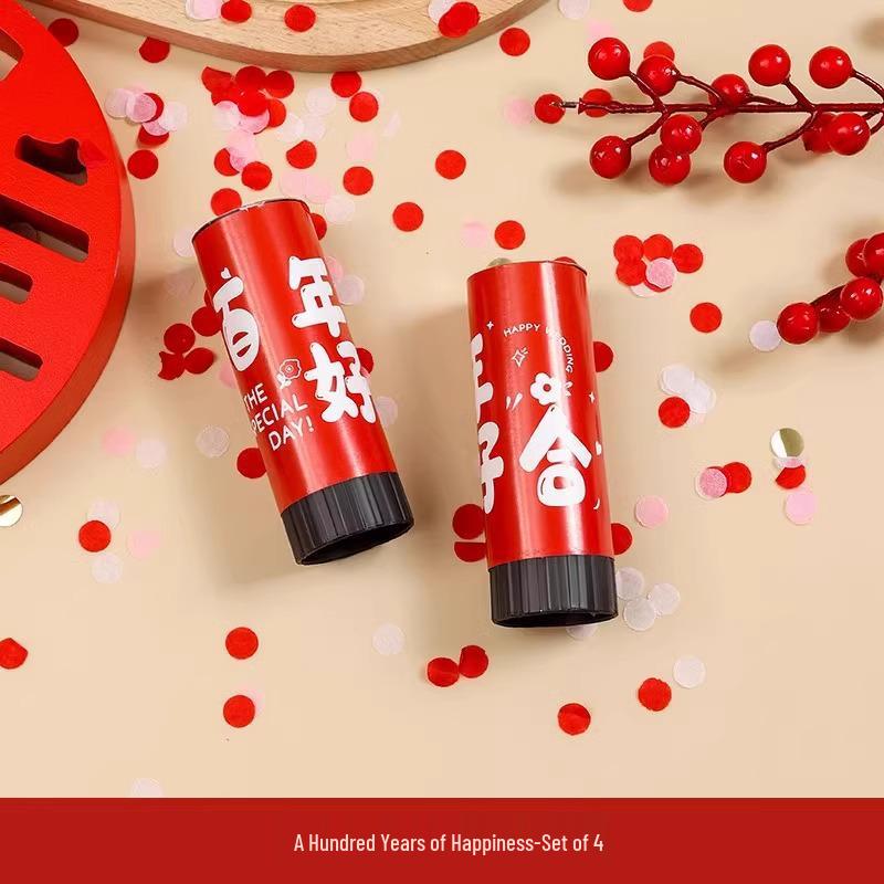 Handheld Wedding Confetti Tube - Petal Rain Party Popper