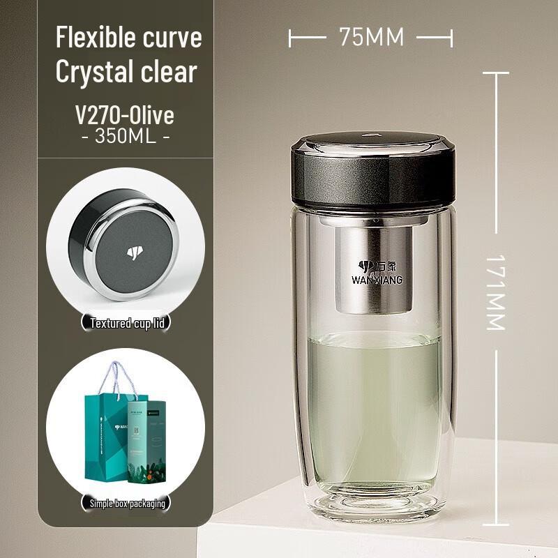 Vanguard Double-Layer Insulated Glass Mug