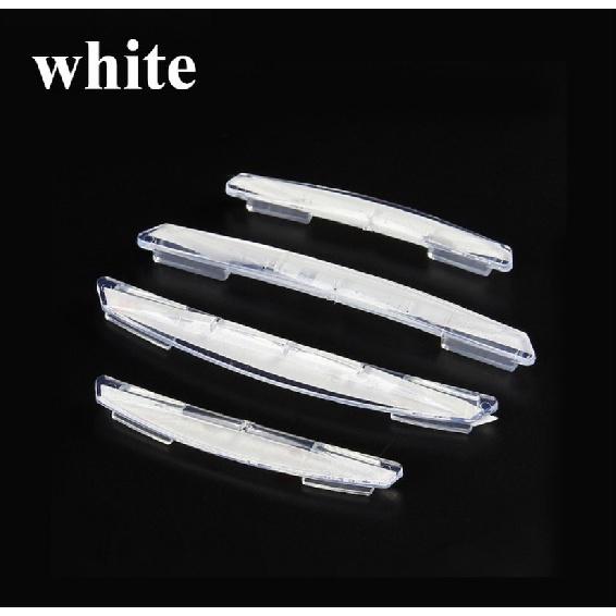 4 st/förpackning Bil Kollisionsskyddslist Bil Dörrskydd Dörrkant Trimskydd Styling Lister Anti-Rep Klistermärke