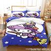 Mielas Hello Kitty Spalvų Patalynės Komplektas Pagalvės Užvalkalas Japonų Anime Lovos Patalynė 3D Spausdintas Antklodės Užvalkalas Antklodės Užvalkalas Kūdikio Vaikų Vaiko Dovana