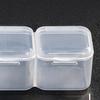Jewelry Organizer Clear Bead Container 28 Compartments Removable Storage Box