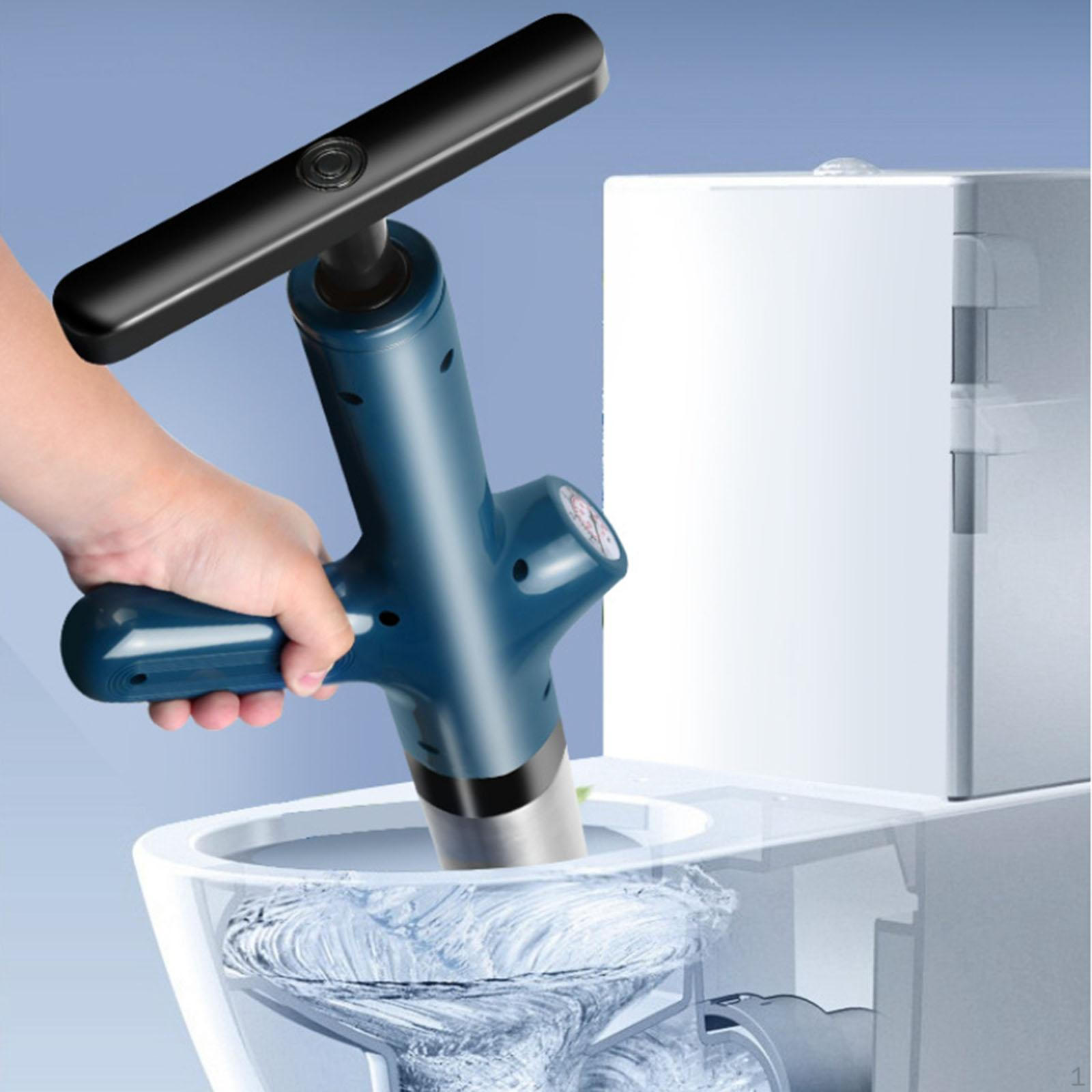 

Высоконапорный воздушный вантуз для удаления засоров в туалете, вантуз для слива, инструменты для удаления засоров синий