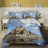 Great Wall King Queen Duvet Cover Old Chinese Building Bedding Set For Teens Adults Architecture 2/3 Pcs Polyester Quilt Cover