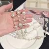 1Pcs Women's Multi-layer Pearl Sweater Chain - Simple Long Necklace Accessory
