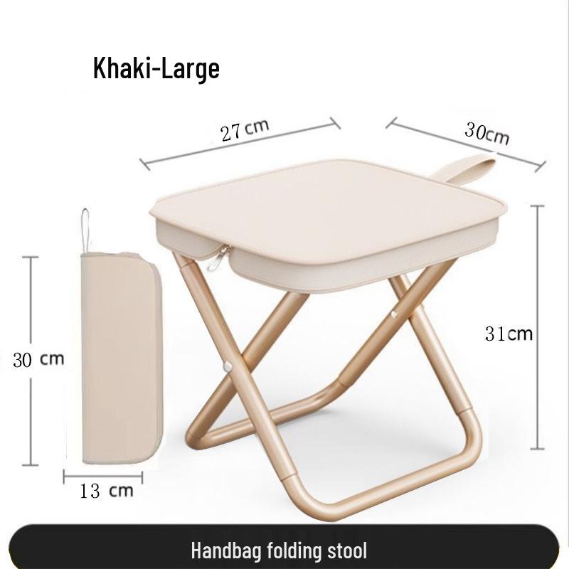 Portable Folding Stool for Camping, Fishing, and Queuing - Compact Outdoor Chair
