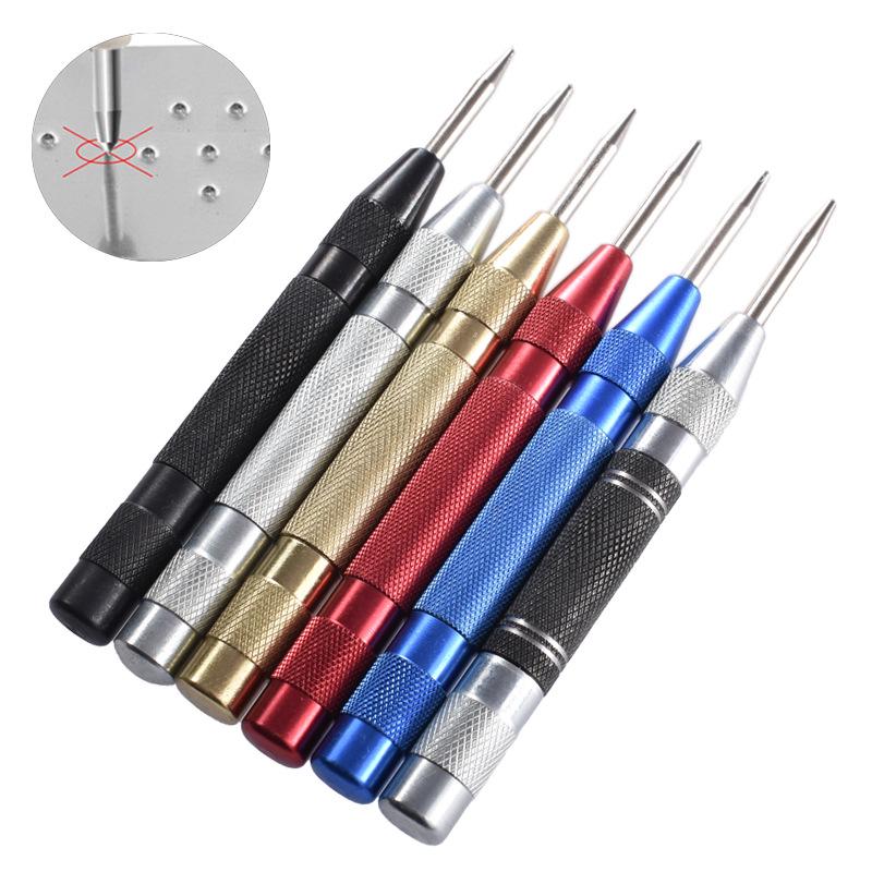 Automatic Center Punch & Emergency Window Breaker with High Hardness Metal Drill Bit