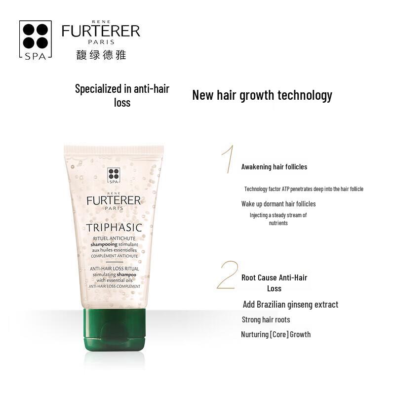 Rene Furterer Anti-Hair Loss & Hair Growth Shampoo, 50ml