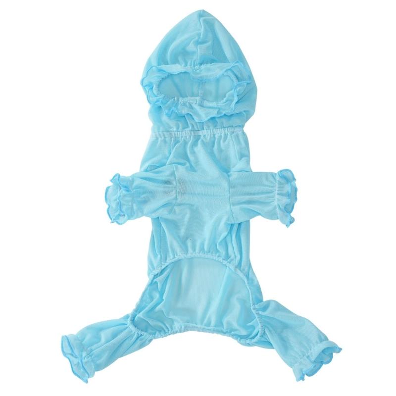 Dog Cats Sunscreens Jumpsuits Light Weight Comfortable Regulable Pet Bodysuits Cool Feeling for Travel Hiking Camping