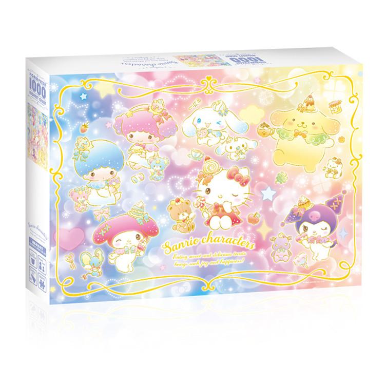 1000 bitars pussel - Sanrio Twinkle Dessert Time, populärt koreanskt pussel