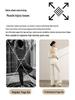 Women's High-End Mesh Backless Yoga Top - Long Sleeve, Nude Feel, for Pilates & Fitness