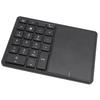 Wireless Numeric Keypad Professional 22 Keys Dual Modes Bluetooth 4.2 2.4G Wireless Number Pad with Touchpad for Laptop