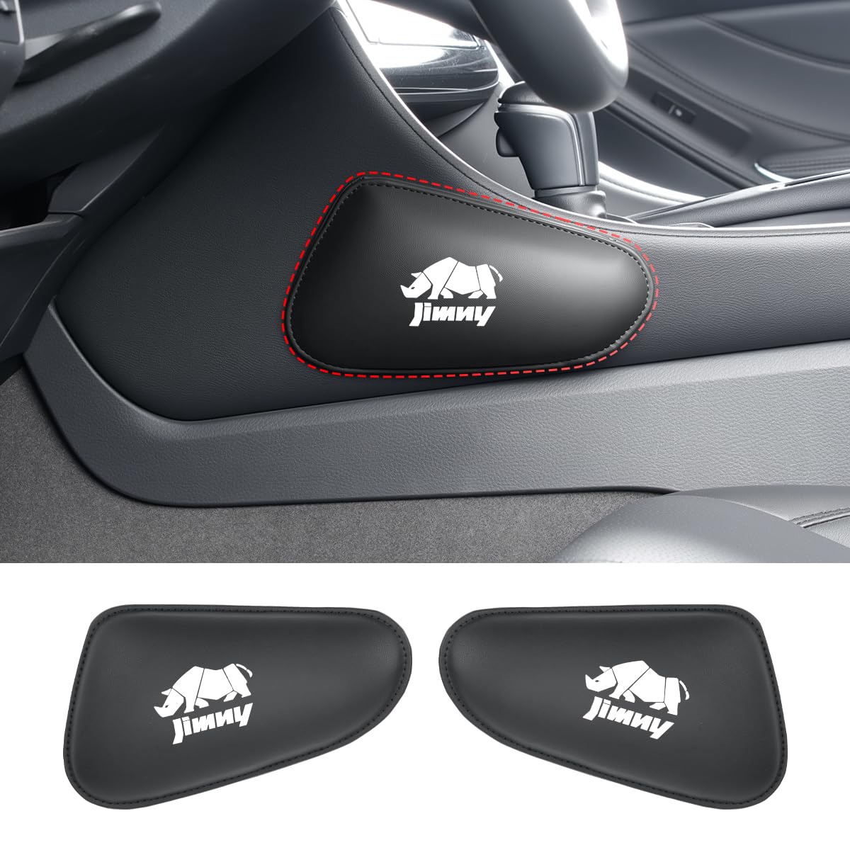 

car knee knee elbow JIMNY new model custom interior knee elbow car convenient goods for the car interior 1 Jimny-specific pads, supports, cushions, чёрный