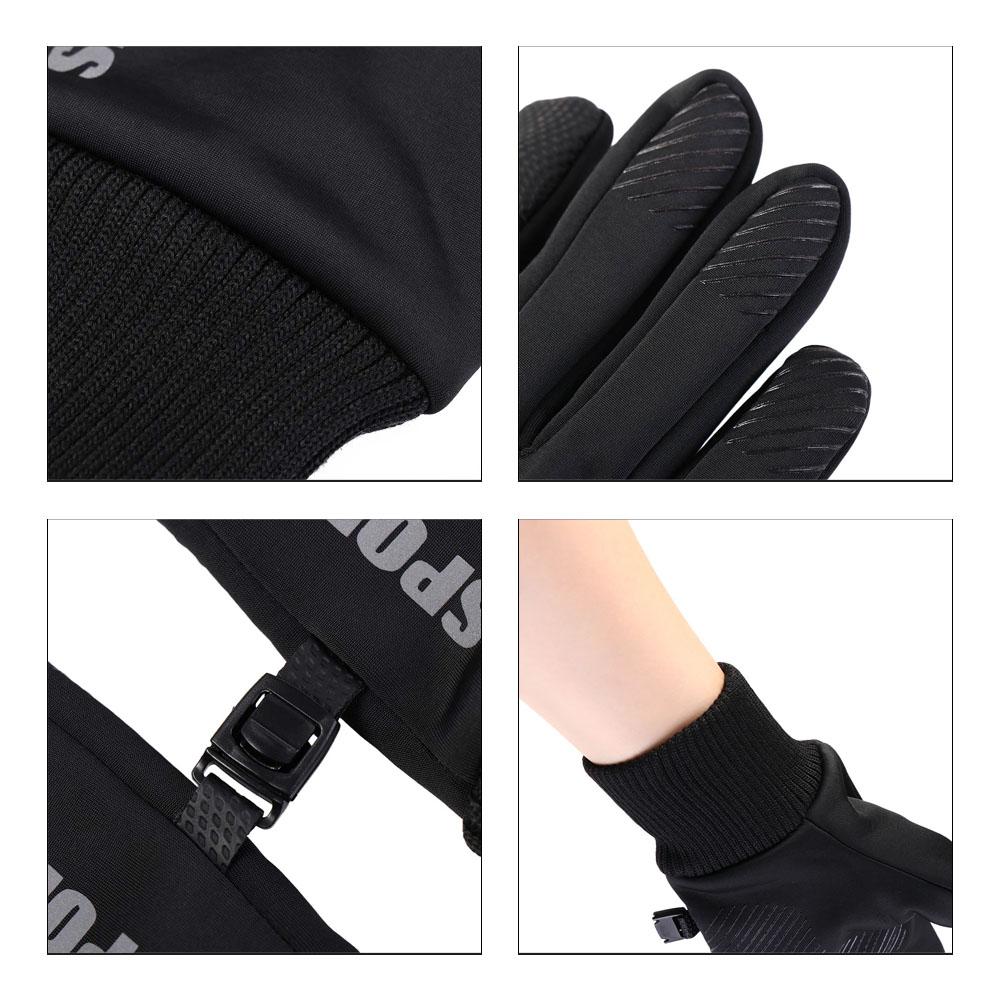 Autumn and Winter Touchscreen Gloves Waterproof Cold Weather Warm Mittens  Hiking