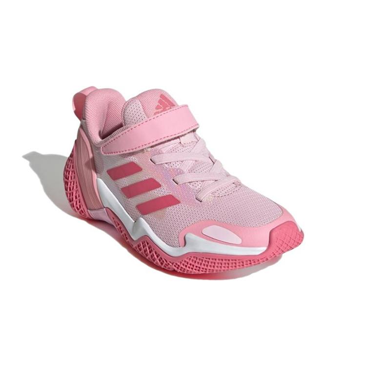 adidas 4Uture Rnr El K Comfortable Abrasion Resistant Low Top Running Shoes Pink Kids' GV7876