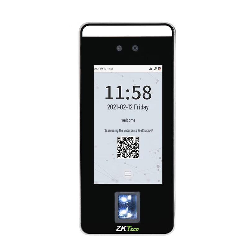 ZKTECO ZK-F6 Face & Fingerprint Access Control Terminal CN Plug (adapter Included)