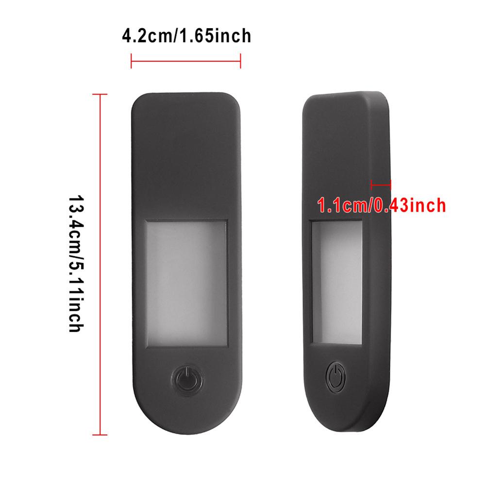 Electric Scooter Screen Protector Silicone Cover Waterproof Scooter Accessory