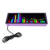 Music Spectrum Display 16x24RGB Spectrum 12 Dynamic 7 Color Effects Rhythm LED Pickup Ambient Light Electronic Clock Voice Activated Display