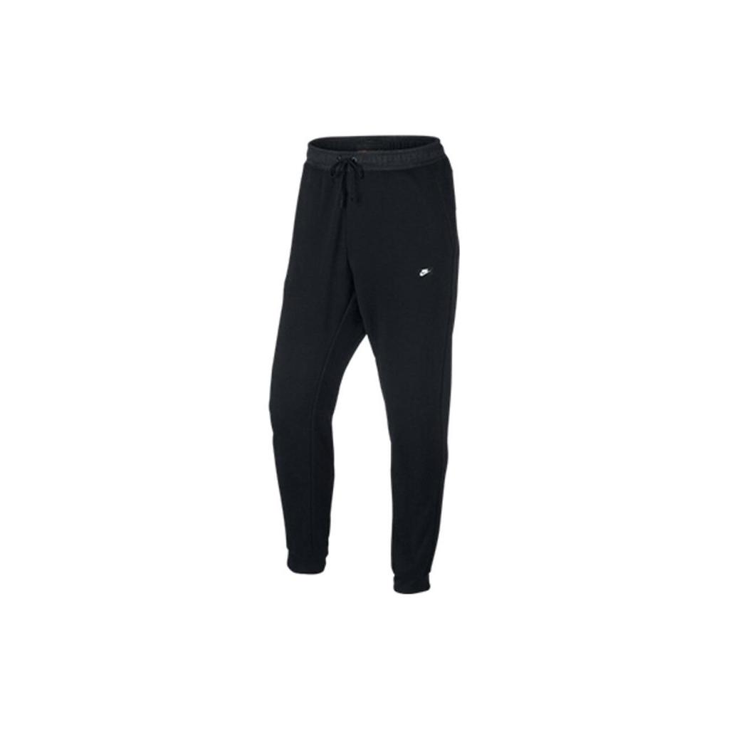 Nike Solid Color Elastic Cuffed Knit Sweatpants Men Bottoms Black 805155-010