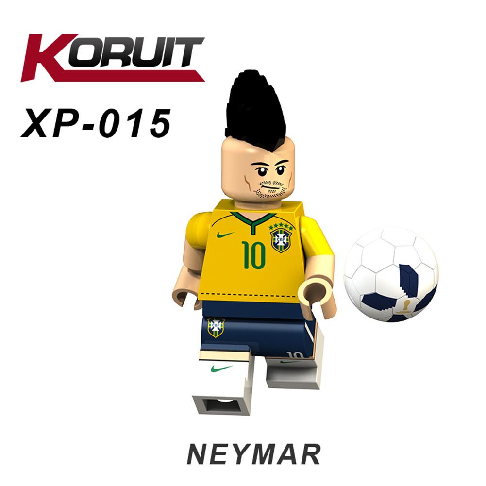 Building Block Toys World Cup Soccer Captain Plastic Assembled Building Blocks Minifigures Toy
