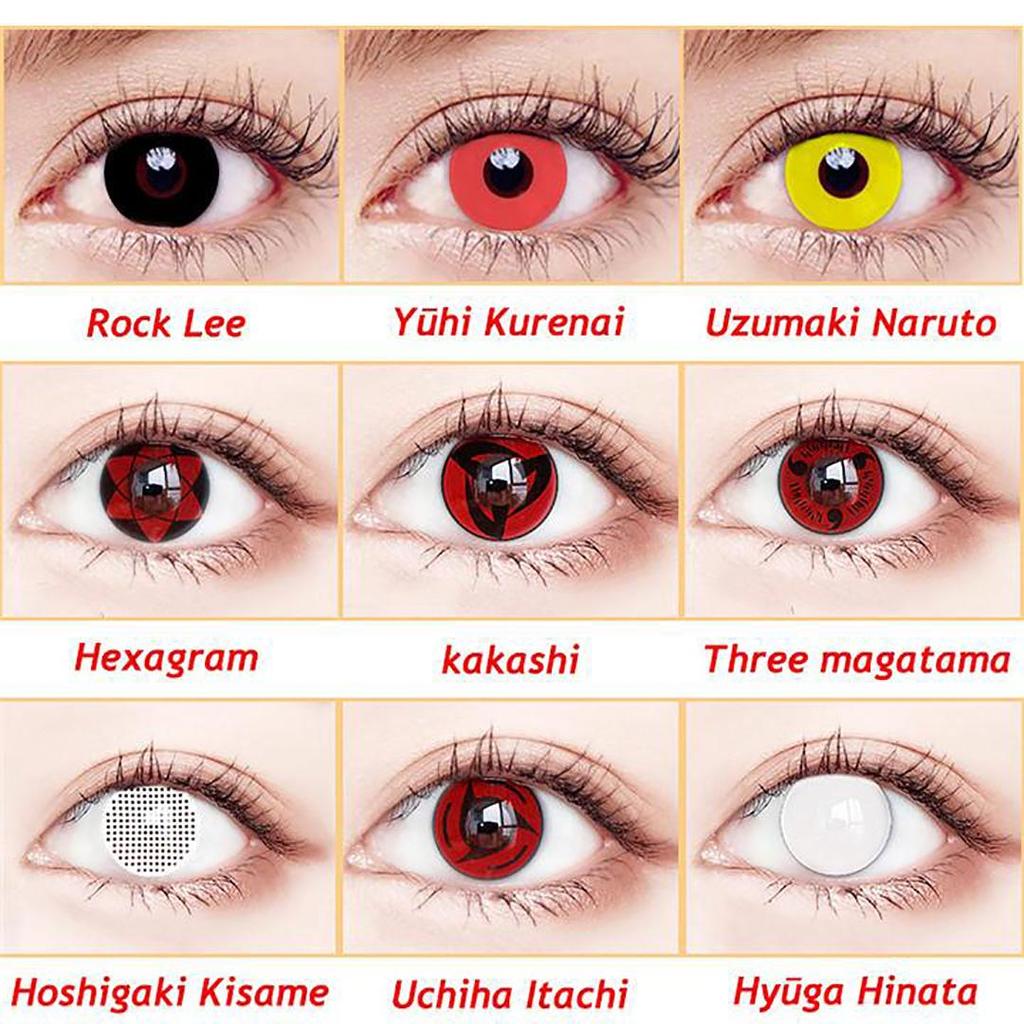 Buy Sharingan Halloween Contact Lenses Uchiha Sasuke Hatake Kakashi Cosplay Eye Contacts For Anime Accessories At Affordable Prices Free Shipping Real Reviews With Photos Joom