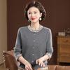 Women's Stylish Knitwear for Middle-Aged & Elderly - Loose Fit Fashion Tops for Spring & Autumn