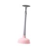 Toilet Plunger Rubber Plastic Strong Suction Efficient Toilet Drain Plunger for Bathroom