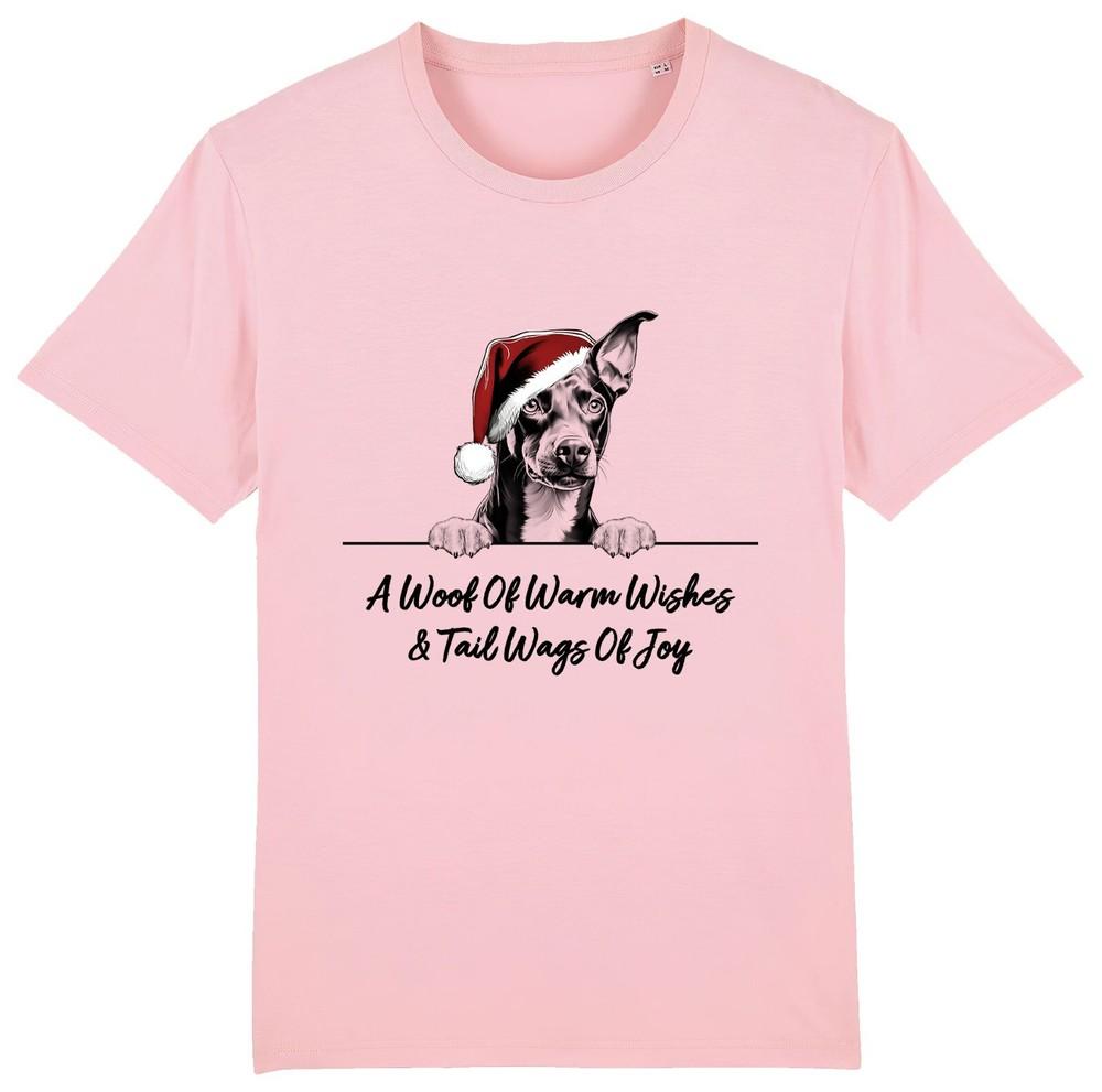 

МАНЧЕСТЕРСКИЙ ТЕРЬЕР Рождественская футболка для собаки Взрослые Дети Гав Желания Хвост Машет Собаки L