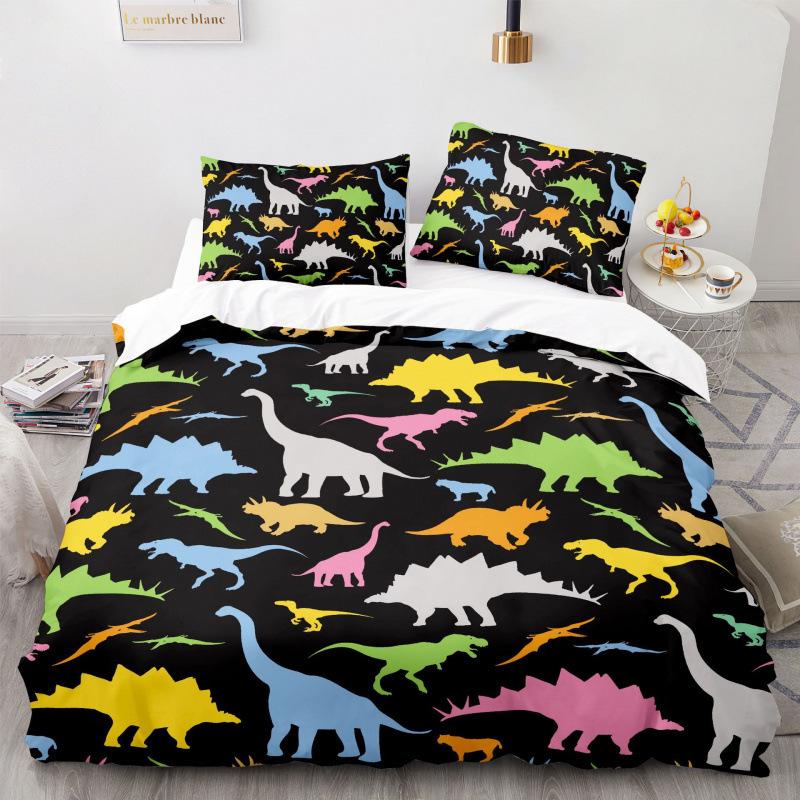 3D Digital Printing Three-Piece Bedding Four-Piece Set 2