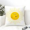 Fun Cartoon School Patterns For Children Pillow Case Cotton Linen Fabric Square Zipper Pillowcase Home Decorative Living Room