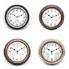 Retro Waterproof Clock With Display Thermometer And Hygrometer For Use Indoor