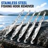 6 In 1 Fish Hook Remover Fast Detacher Portable Stainless Steel Fishing Hook Extractor Tool Gear Accessories