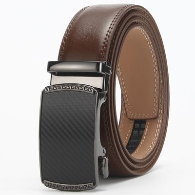 Film Buckle Belt Automatic Buckle Belt Men's Genuine Leather Business Casual Belt