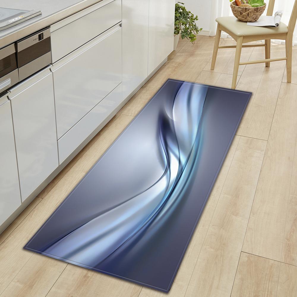 Kitchen Mat Entry Door Mat Living Room Bedroom Floor Carpet Corridor Bathroom Door Non-slip Floor Mat