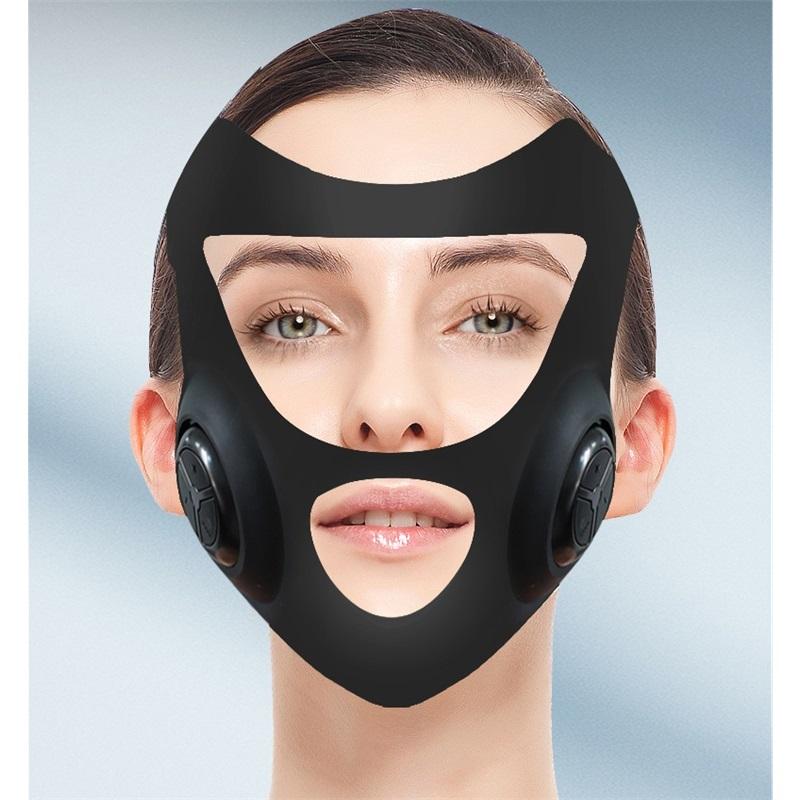 Face Massager V-Face Lifting Belt Vibrate Photon EMS Massage Shaping Slimming Double Chin Reducer V-Line Chin Cheek Lift Up