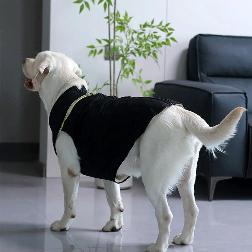 1.5-32.5kg Warm Waterproof Vest Golden Retriever Big Dog Clothes Winter Dog Vest Coat for Small Medium Large Dogs
