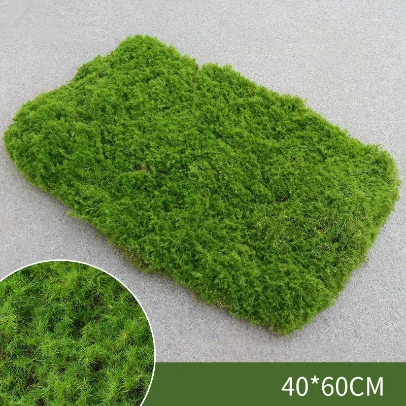 Artificial Moss Turf Simulation Fake Green Grass Moss Carpet Faux Lawn Muscus Bonsai Landscape DIY Outdoor Garden Deocraiton