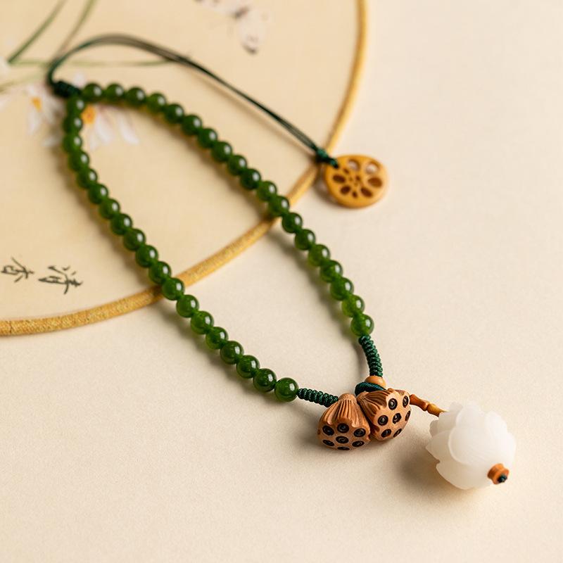 Recommended Bodhi Lotus Car Rearview Mirror Pendant, In-car Decoration, Creative and Beautiful Small Lotus Pod Pendant for Women and Men Bodhi Lotus Car Ornament