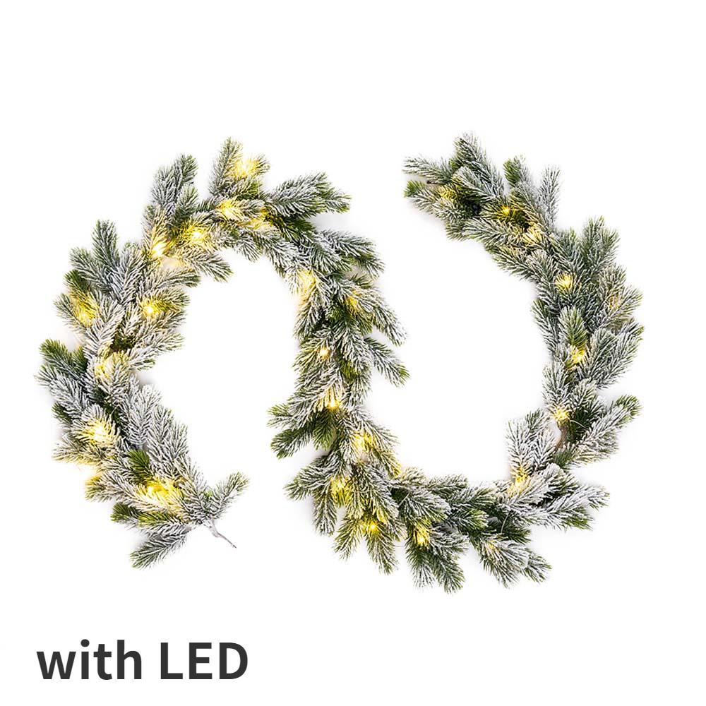 190/170cm Artificial Plant Christmas Garland Fir Pine Tree Branch Christmas Decoration Rattan Wreath Vine for Home