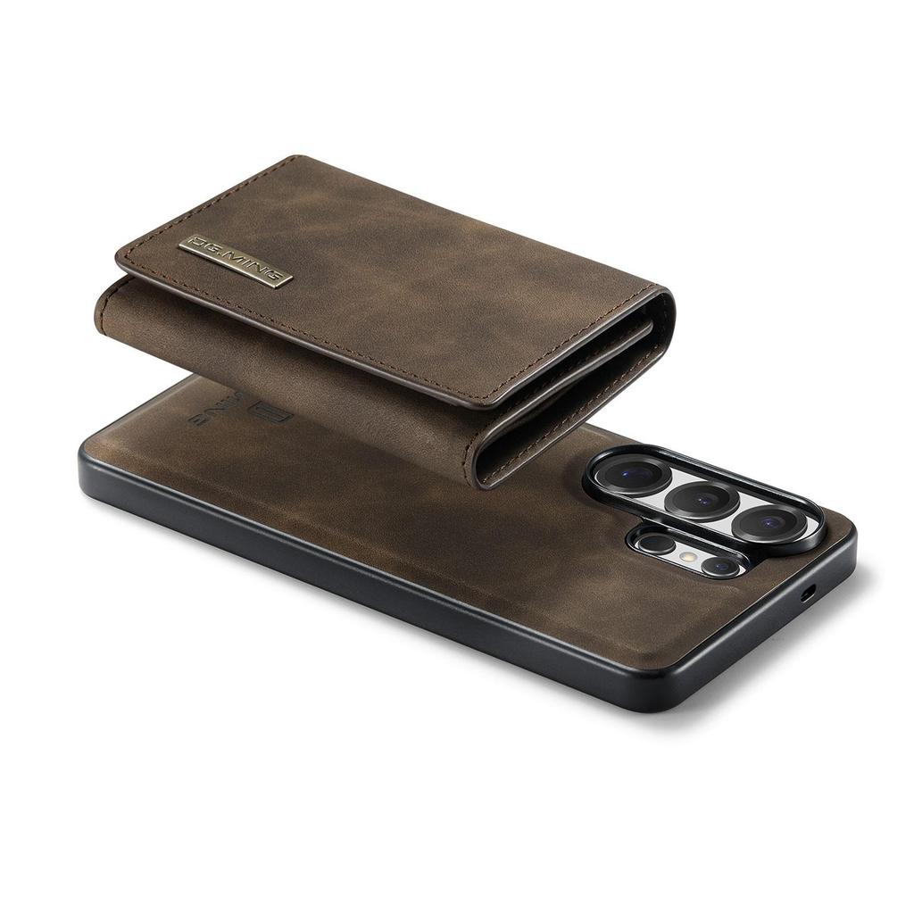 DG.MING-M1 Luxury 2-in-1 Removable Magnetic Flip Premium PU Leather Case Wallet Card Holder Back Cover For Cell Phones