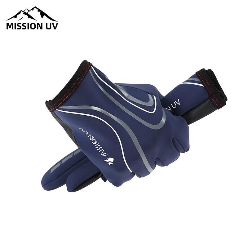 MISSION UV Men s Half-Finger UV Protection Gloves One Size