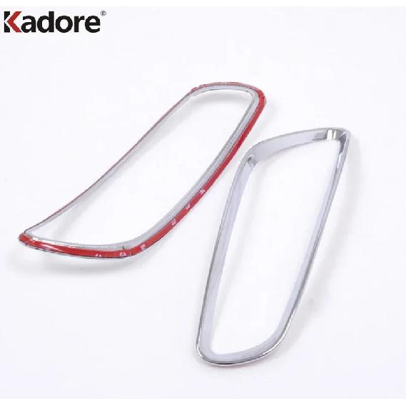 Rear Fog Light Lamp Cover Trim For Hyundai Santa Fe 2010 2011 2012 Chrome Car Tail Foglight Bezel Trims Accessories