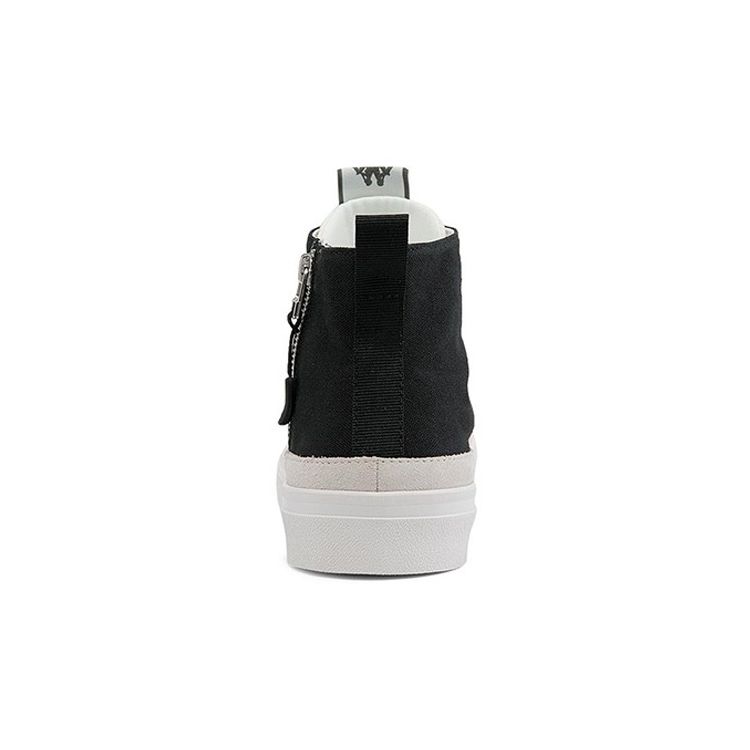 Kappa Logo High-Top Skate Shoes Unisex Sneaker Black K0AY5CC47D-990