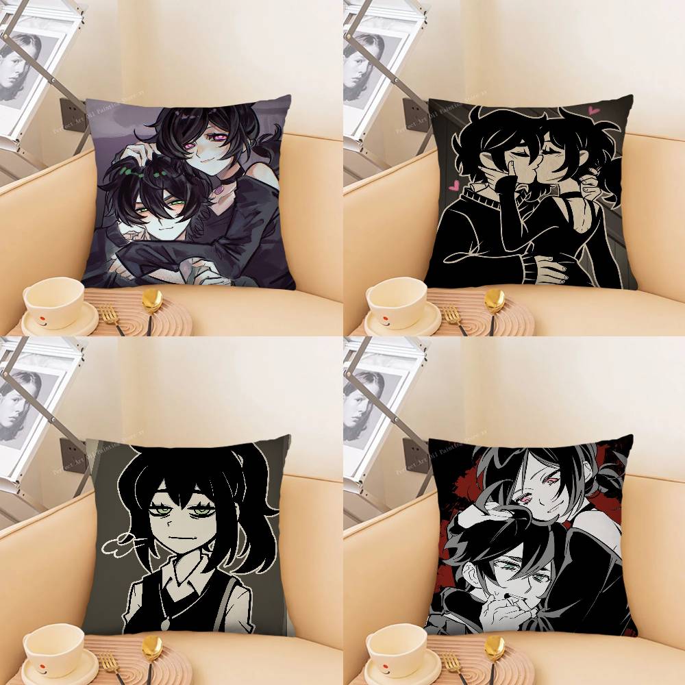 The Coffin Of Andy And Leyley Game Pillow Case Fashion Square Pillowcase Bedroom Sofa Room Ins Decoration Leisure