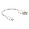 Câble USB - DELOCK - 83001 - 0,15 m - USB 2.0 - USB A vers Micro-USB B/Lightning