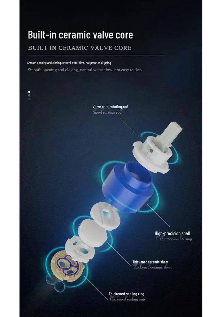 Rubinetto Purificatore Acqua Calda/Fredda Moderno in Acciaio Inossidabile 304 per Cucina e Bagno
