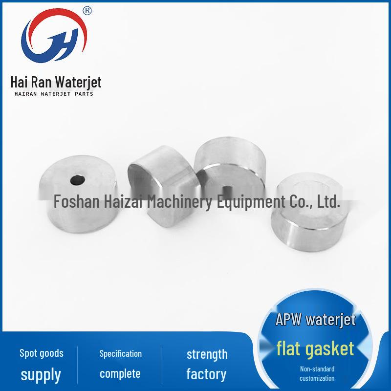 Ultra-High Pressure Waterjet Cutting Accessories: Autofo Flat Valve Gasket, Intensifier Inlet Valve, Check Valve, Valve Seat