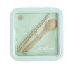 Microwave Lunch Box Eco-Friendly BPA Free Wheat Straw Bento Box with Chopsticks Kitchen Food Container Soup Can with Spoon