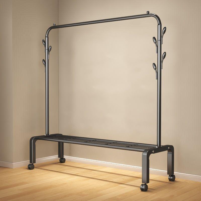 Multi-Functional Clothes Rack: Standing Drying & Coat Hanger for Bedroom, Dorm, or Balcony.